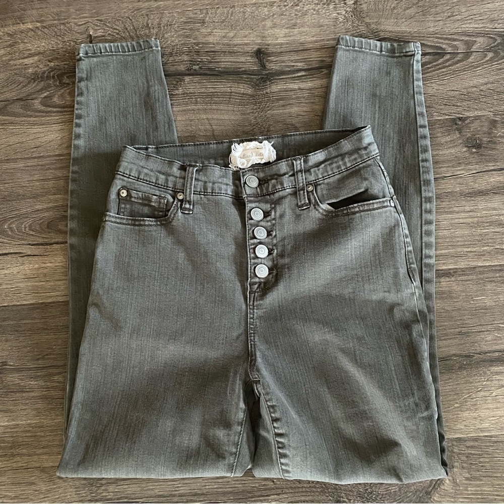Altar’d State button fly high rise skinny jeans size 3/26